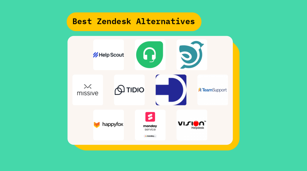 Best Best Zendesk Alternatives logos 63275